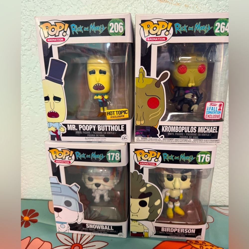 Rick and Morty Funko Pop bundle